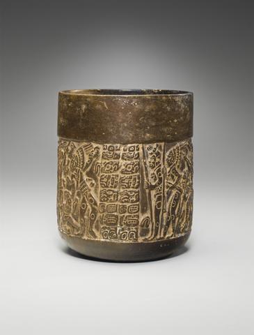 Unknown, Vessel with a Battle Scene, A.D. 600–900