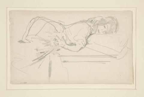 John Singer Sargent, Figure of a Girl, n.d.