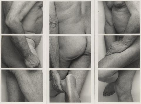 John Coplans, Untitled study for Self Portrait (Frieze No. 4, Three panels), 1997