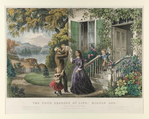 Currier & Ives, The Four Seasons of Life: Middle Age, 1868