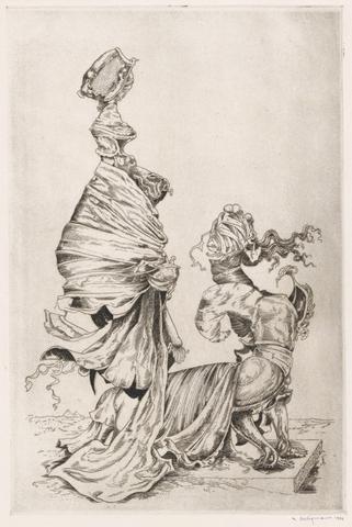 Kurt Seligmann, The Myth of Oedipus: The Sphinx, 1944