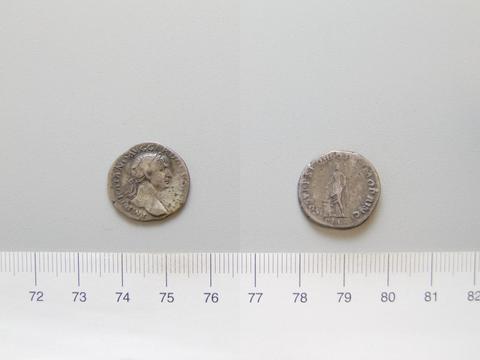 Trajan, Emperor of Rome, Denarius of Trajan, Emperor of Rome from Rome, 103–11