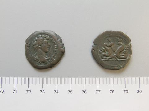 Marcus Aurelius, Emperor of Rome, Hemidrachm of Marcus Aurelius, Emperor of Rome from Alexandria, 153–54