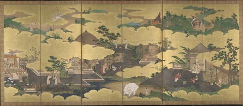 Kanō Mitsunobu, The Twenty-Four Paragons of Filial Piety, ca. early 17th century