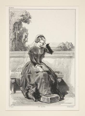 Paul Gavarni, Rose De Tannebourg., 1842
