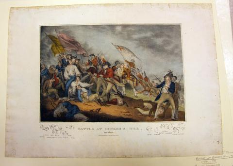 Nathaniel Currier, Battle at Bunker's Hill, June 17th, 1775, 1835–1856