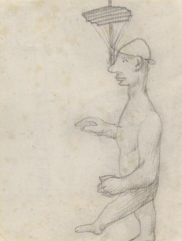 Pierre Puvis de Chavannes, Caricature: Sketch of a Performer, late 19th century