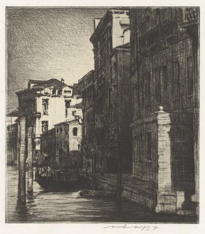 Mortimer Menpes, Late Afternoon, Venice, 1918–20
