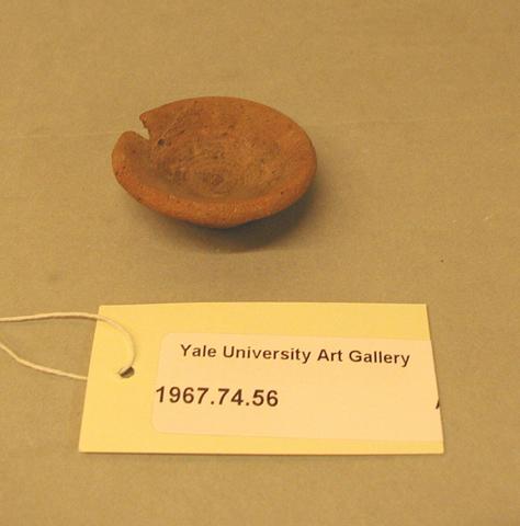 Miniature dish., ca. 63 B.C.–A.D. 440