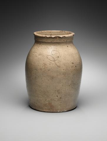 Guadalupe Pottery, Two Gallon Jar, 1857–69