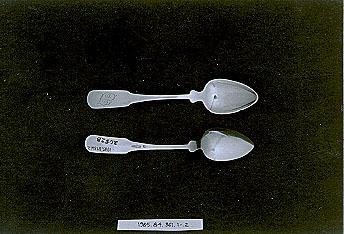 Bradley and Merriman, Six teaspoons, 1826–40
