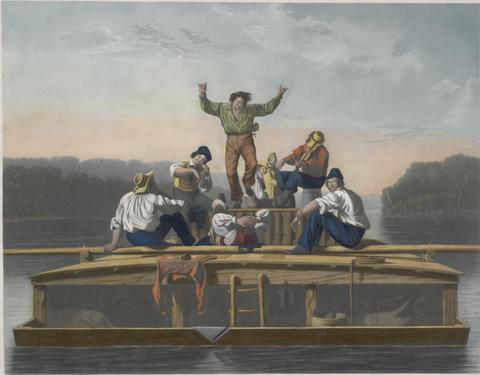 Thomas Doney, The Jolly Flat Boat Men, 1847