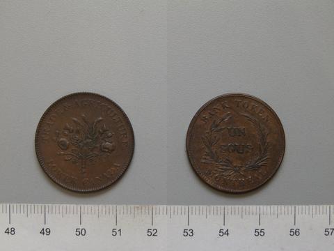 Birmingham Mint, 1 Sous Token from the Bank of Montreal, 1835