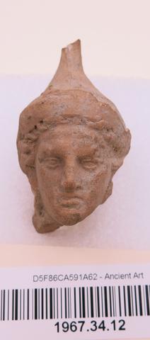 Unknown, Figurine Head, ca. 1st century B.C.