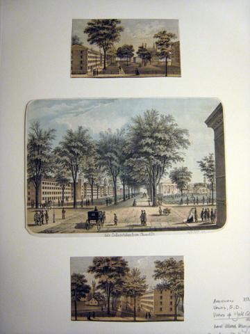 Edward Valois, Views of Yale College, ca. 1865