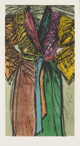 Jim Dine, Fourteen Color Woodcut Bathrobe, 1982