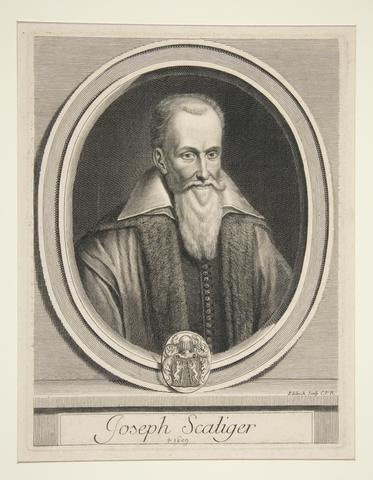 Gérard Edelinck, Portrait of Joseph Scaliger, 1609