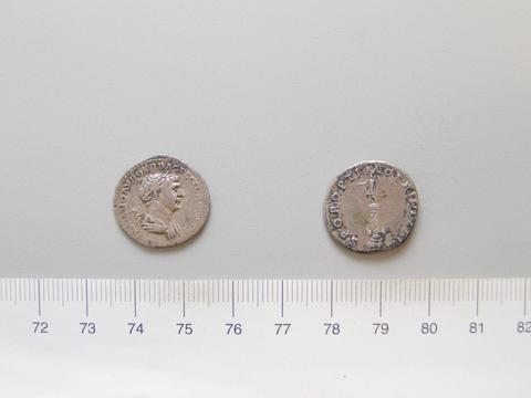 Trajan, Emperor of Rome, Denarius of Trajan, Emperor of Rome from Rome, 112–17
