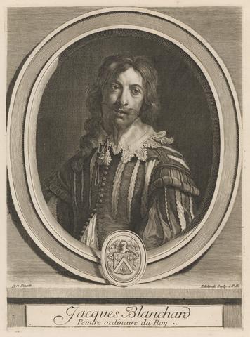 Gérard Edelinck, Jacques Blanchard, from the book Les hommes illustres . . . , vol. II, by Charles Perrault, ca. 1696–1700