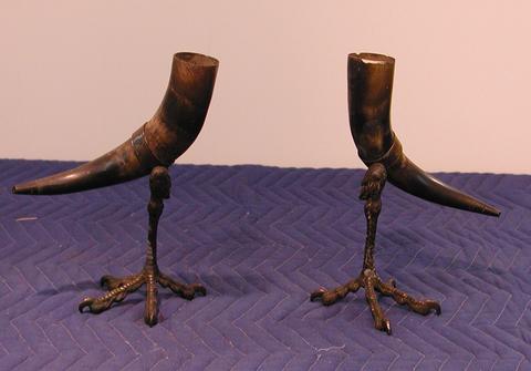 Unknown, Pair of "Bavarian" drinking horns, ca. 1890