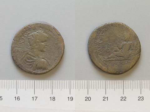 Caracalla, Roman Emperor, Dupondius of Caracalla, Roman Emperor from Amaseia, 205–6