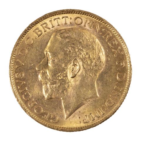 Sovereign of King George V from Pretoria, South Africa, 1927