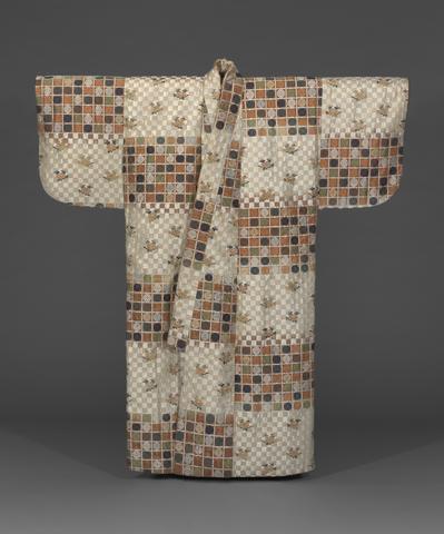 Unknown, Noh Robe with Checkerboard Pattern, late 17th century