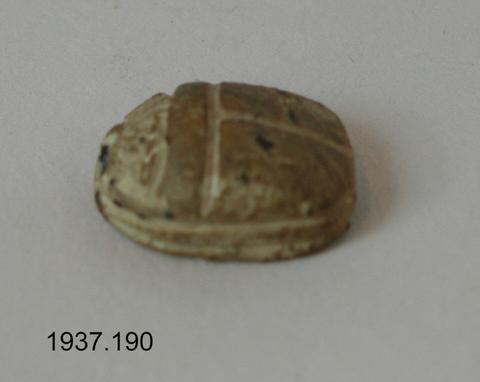 Steatite scarab, 1318–1200 B.C.