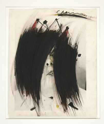 Arnulf Rainer, Face Correction (obliterated self-portrait, no. 519), ca. 1970