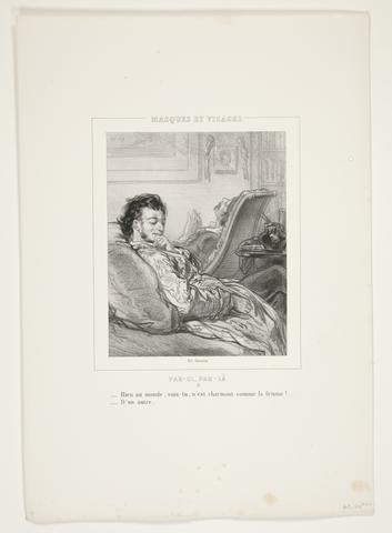 Paul Gavarni, Rien au monde, vois-tu, n'est charmant comme la femme!... D'un autre., 1857