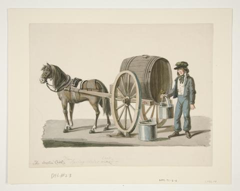 Nicolino Calyo, The Spring Water Cart, ca. 1840