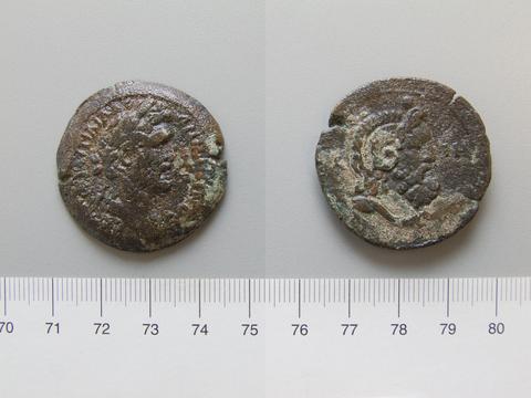 Antoninus Pius, Emperor of Rome, Coin of Antoninus Pius, Emperor of Rome from Alexandria, A.D. 154/155