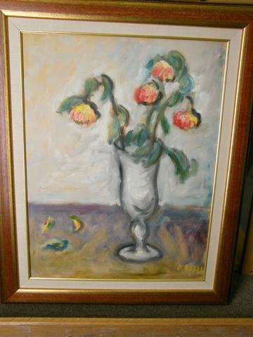 Ottone Rosai, Vaso di fiori, 1954