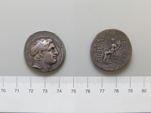 Demetrius I Soter, King of the Seleucid Empire, Tetradrachm of Demetrius I Soter, King of the Seleucid Empire from Antioch, 161 B.C.
