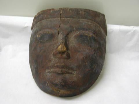 Unknown, Head from an anthropoid coffin, 1085–330 B.C.