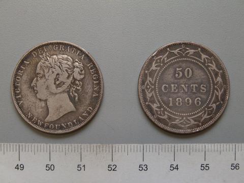Victoria, Queen of Great Britain, 50 Cents from London with Victoria, Queen of Great Britain, 1896
