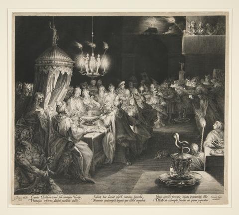 Jan Harmensz. Muller, The Feast of Belshazzar, ca. 1598