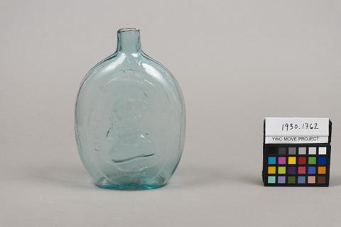 Unknown, Washington and Taylor Flask, ca. 1850