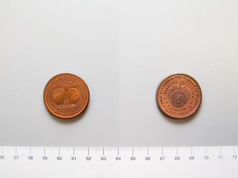 Boston Numismatic Society, Medal of the Boston Numismatic Society and the New England Genealogical Society, 1873