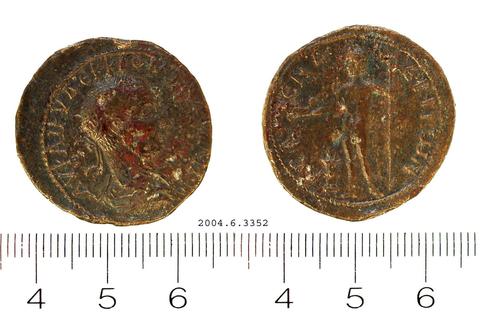 Trajan Decius, Emperor of Rome, Coin of Trajan Decius, Emperor of Rome from Celenderis, A.D. 249–51