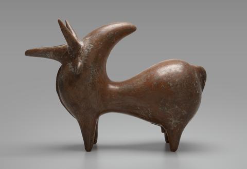 Unknown, Bull Rhyton, ca. 1200–900 B.C.E.