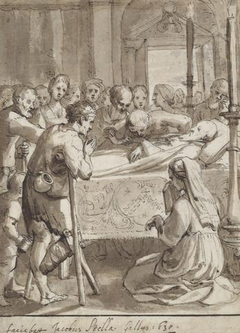 Jacques Stella, St. Philip visiting a hospital, 1630