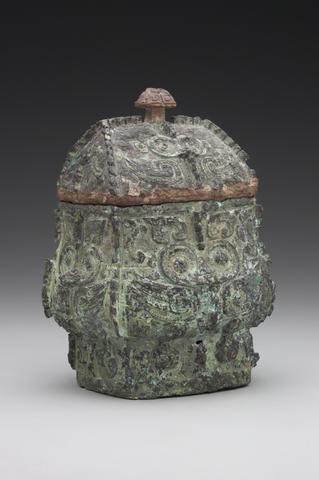 Unknown, Square Wine Vessel, 13th–11th century B.C.E.