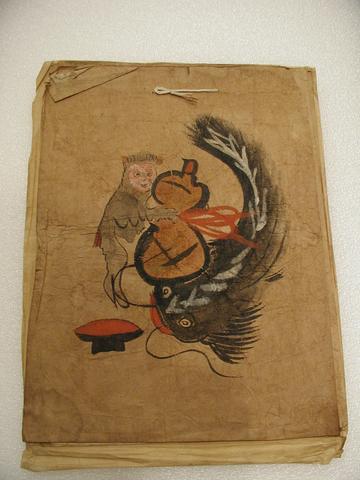 Unknown, Otsu-e leaves, 19th century
