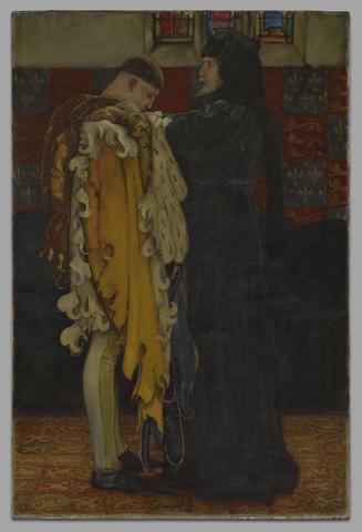 Edwin Austin Abbey, The King to the Prince of Wales: "Thou shalt have charge and sovereign trust herein," King Henry IV, Part I, Act III, Scene II, 1905