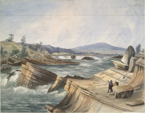 John Mix Stanley, Kettle Falls, Columbia River, 1854