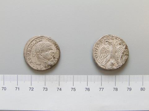 Caracalla, Roman Emperor, Tetradrachm of Caracalla, Roman Emperor from Emisa, 215–17