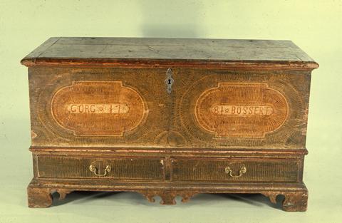 Unknown, Chest with drawers, ca. 1781