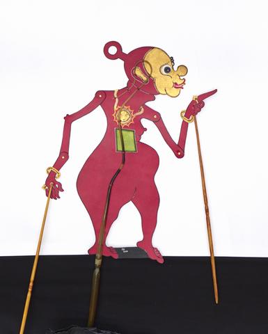 Ki Enthus Susmono, Shadow Puppet (Wayang Kulit) of Gareng or Po, 2001