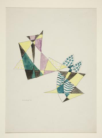 David Kakabadzé, Abstraction Based on Sails, IV, 1921